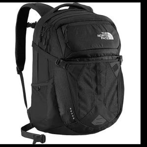 The North Face black backpack